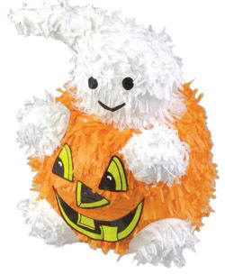 Happy Ghost in Pumpkin Pinata
