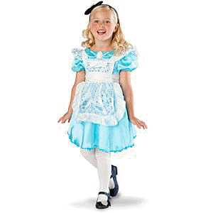 Girls Alice in Wonderland Costume